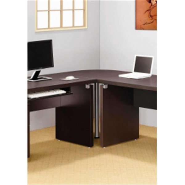 Coaster Coaster 800893 Corner Table in Cappuccino Finish 800893